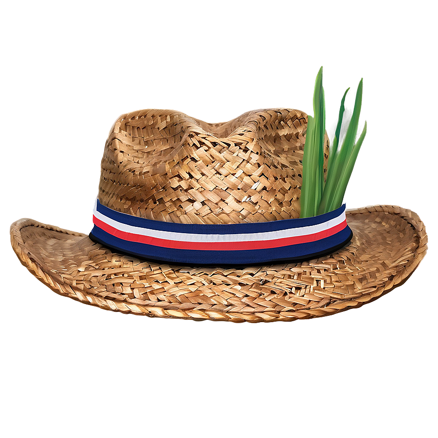 Straw Hat With Band Png 61 PNG