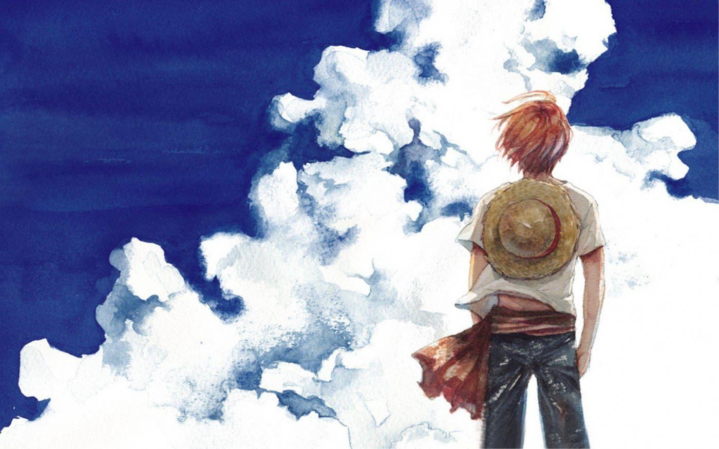 Straw Hat Young Shanks One Piece Wallpaper