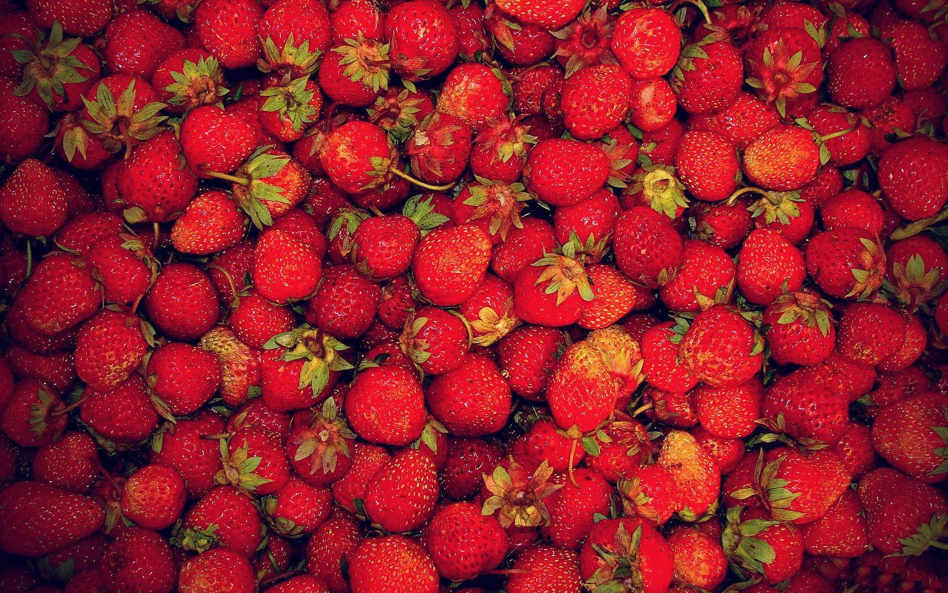 Enjoying The Sweet Aesthetic of Strawberries Wallpaper