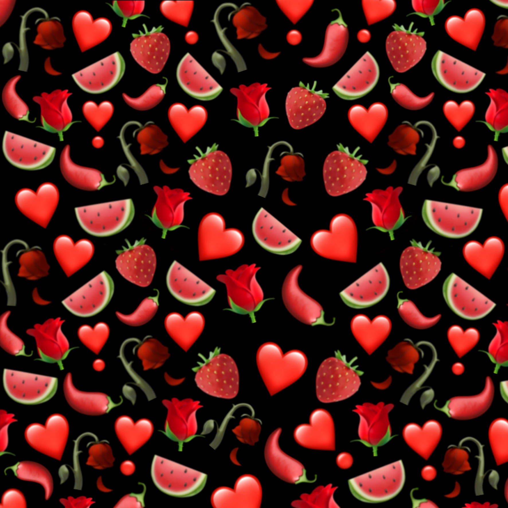 Sød lækker jordbær fyldt med levende farver og søde smage. Wallpaper