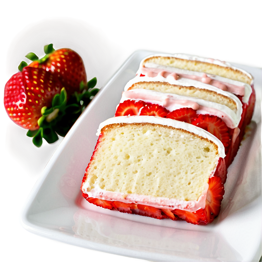 Strawberry Angel Food Cake Png 81 PNG