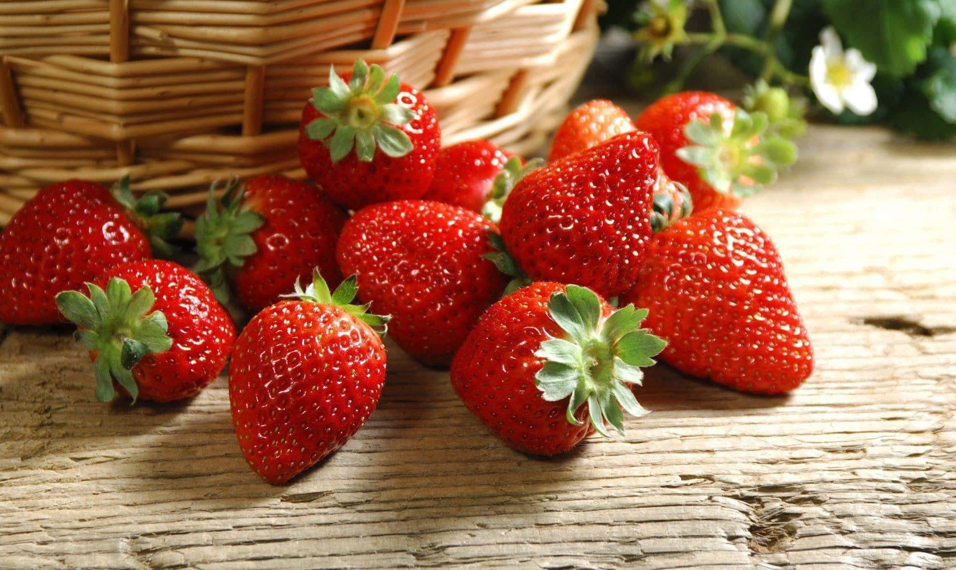 Perk up your day with fresh strawberries!