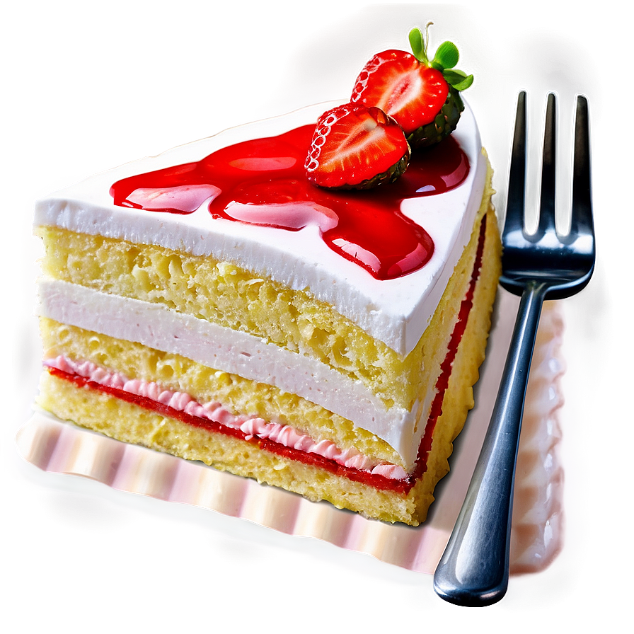 Strawberry Cake Slice Png Xem27 PNG