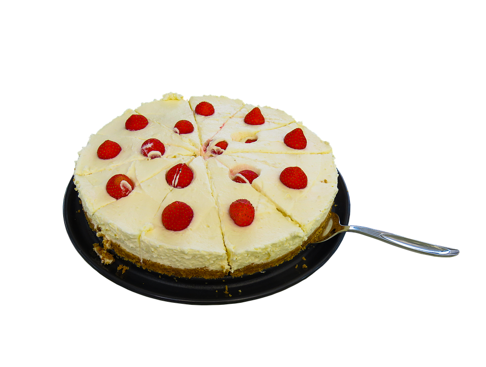 Strawberry Cheesecake Sliced PNG