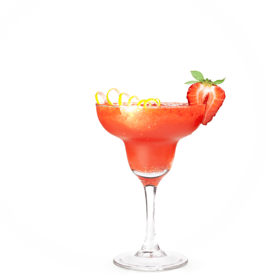 Strawberry Cocktail Garnish PNG