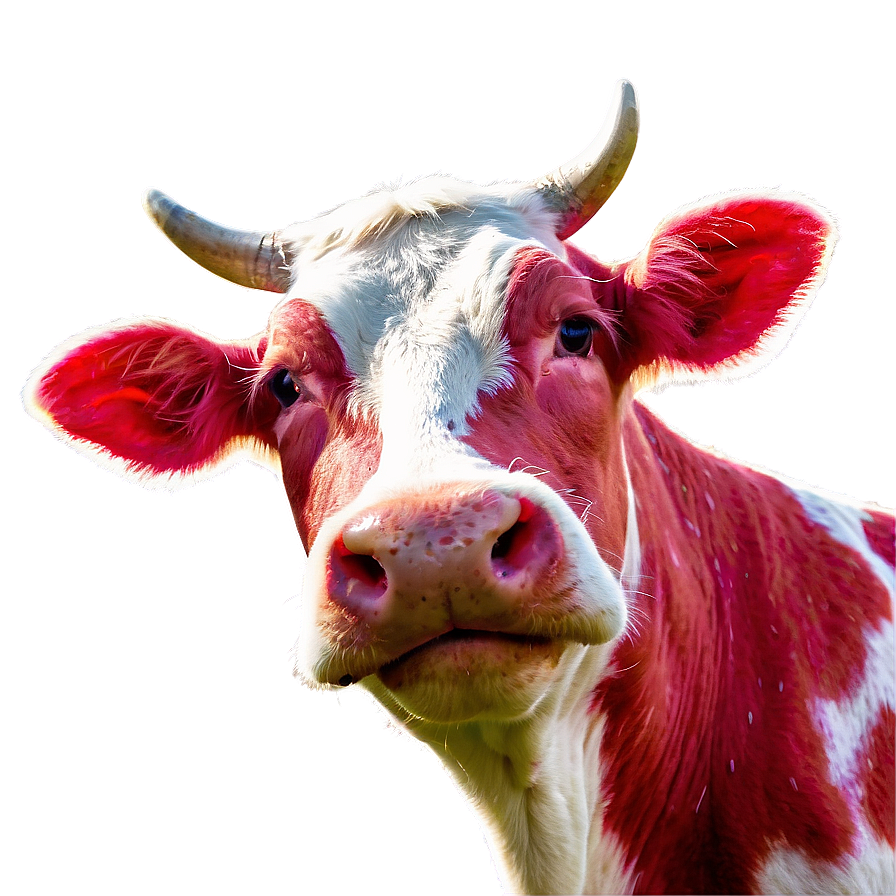 Strawberry Cow In Spring Png Qhn PNG