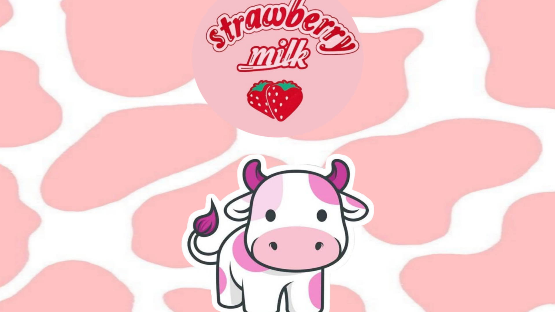 Strawberry Cow Picsart