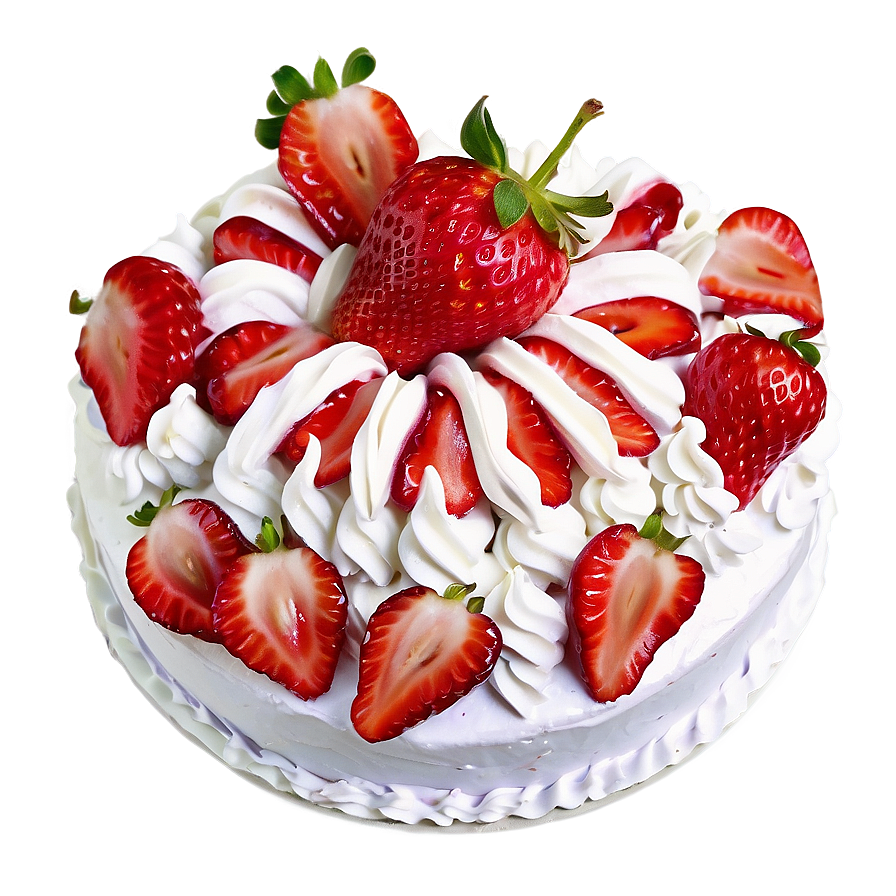 Strawberry Cream Cake Png 79 PNG