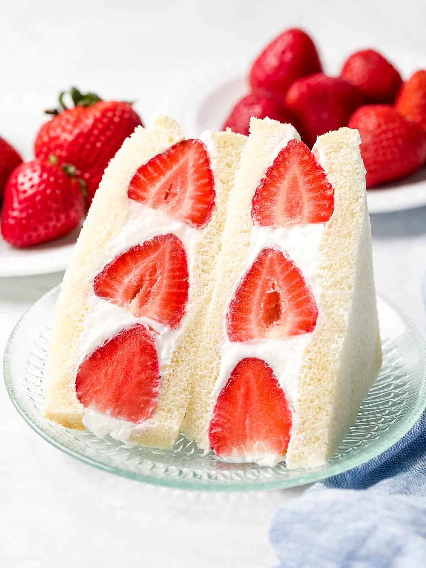Strawberry Cream Sandwich Wallpaper