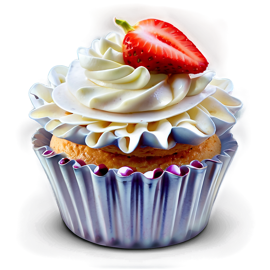 Strawberry Cupcake Png 05032024 PNG