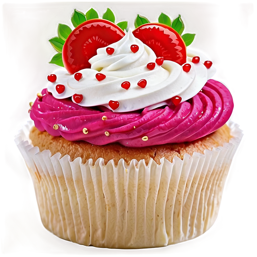 Strawberry Cupcake Png Jdj PNG