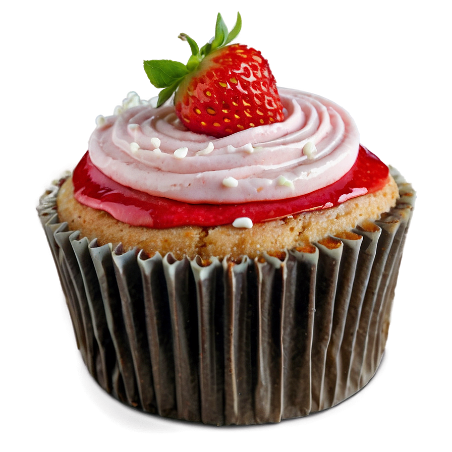 Strawberry Cupcake Png Ljk PNG