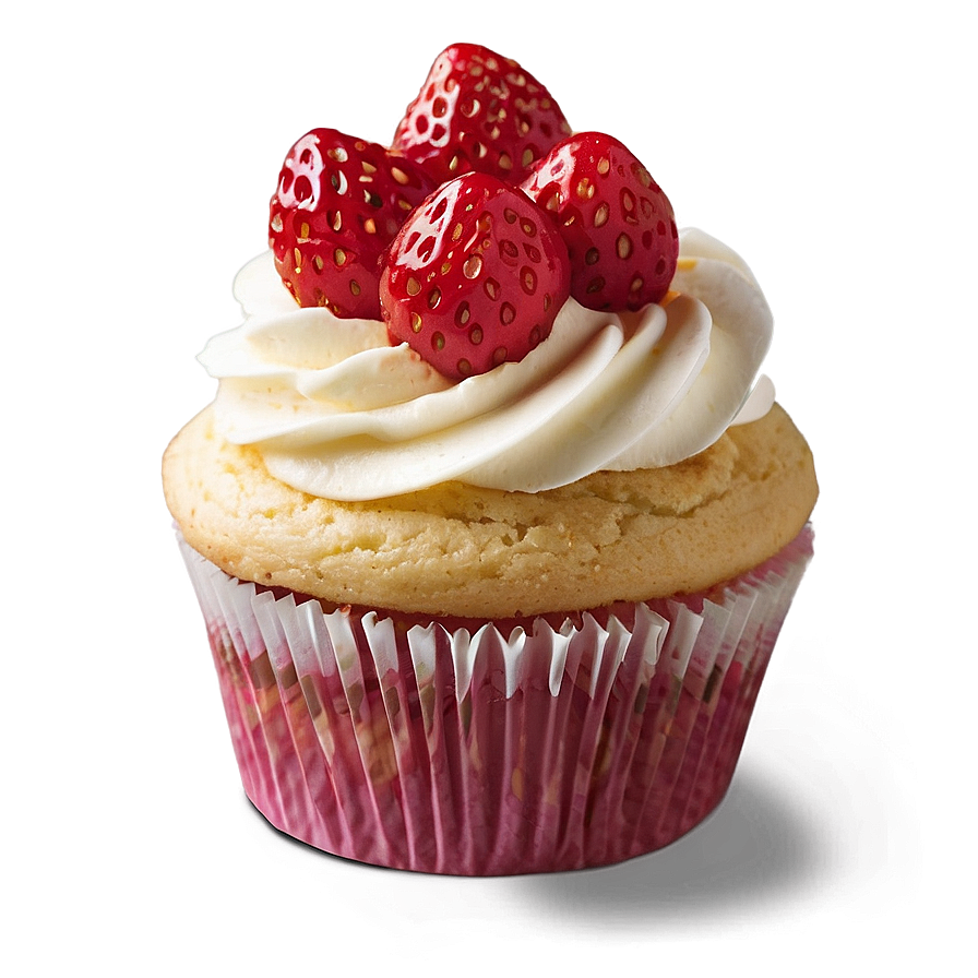 Strawberry Cupcake Png Uaq95 PNG