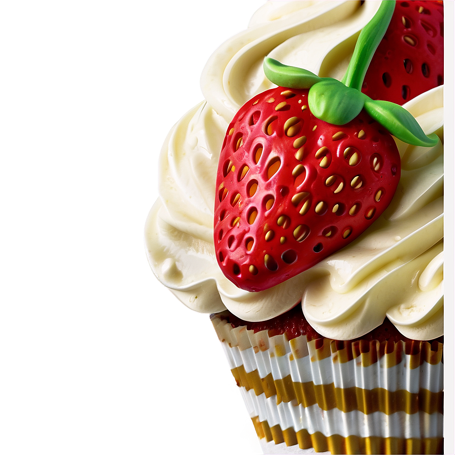 Strawberry Cupcakes Png Jkb34 PNG