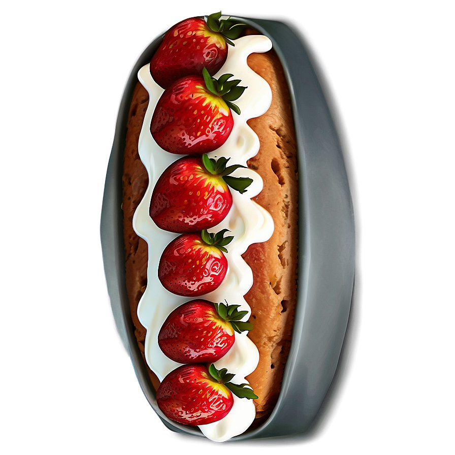 Strawberry Dessert Bread Png 56 PNG