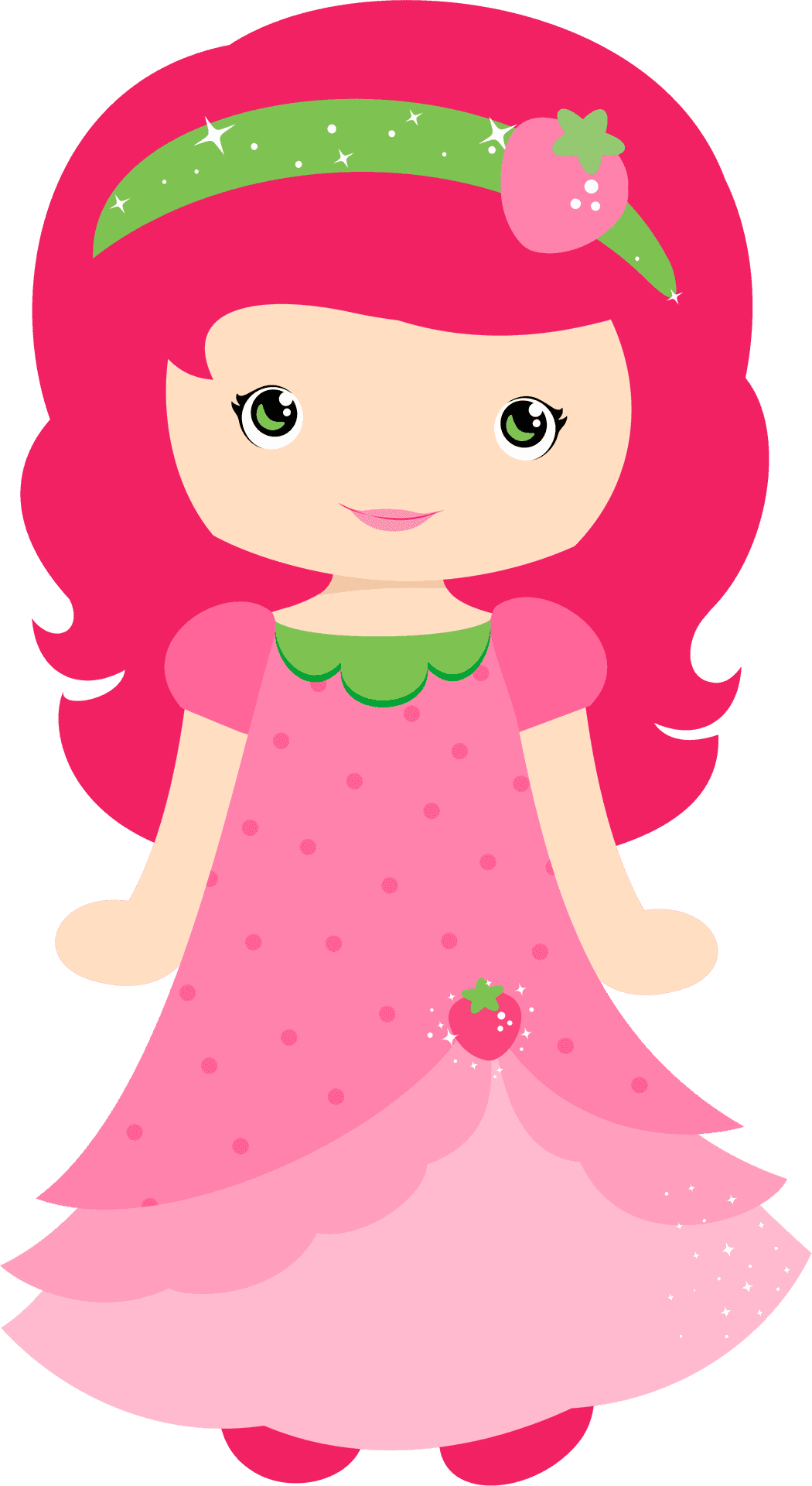 Strawberry Fairy Clipart PNG