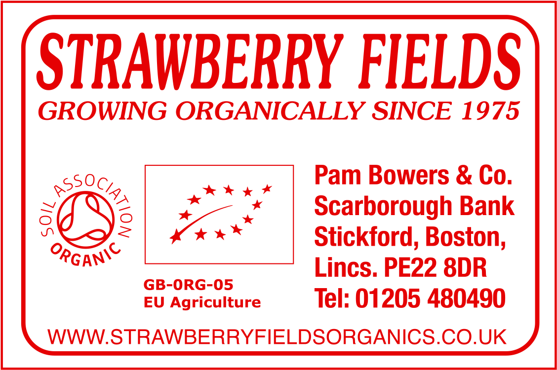 Strawberry Fields Organic Farming Advertisement PNG