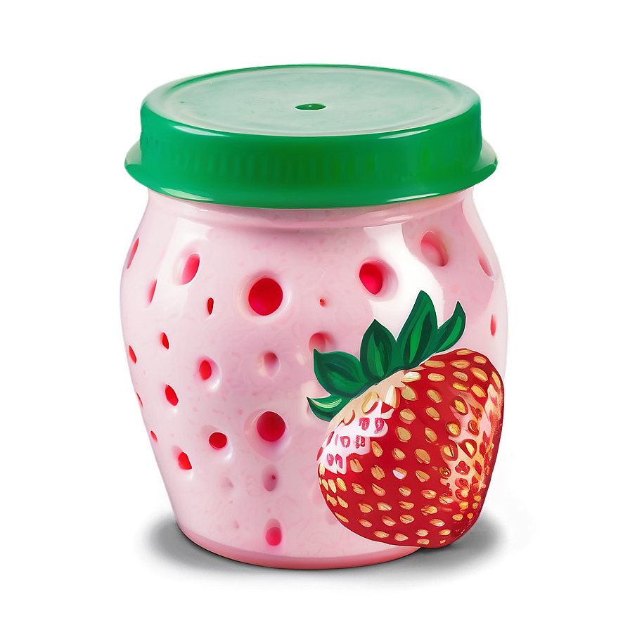 Strawberry Flavored Milk Png 05232024 PNG
