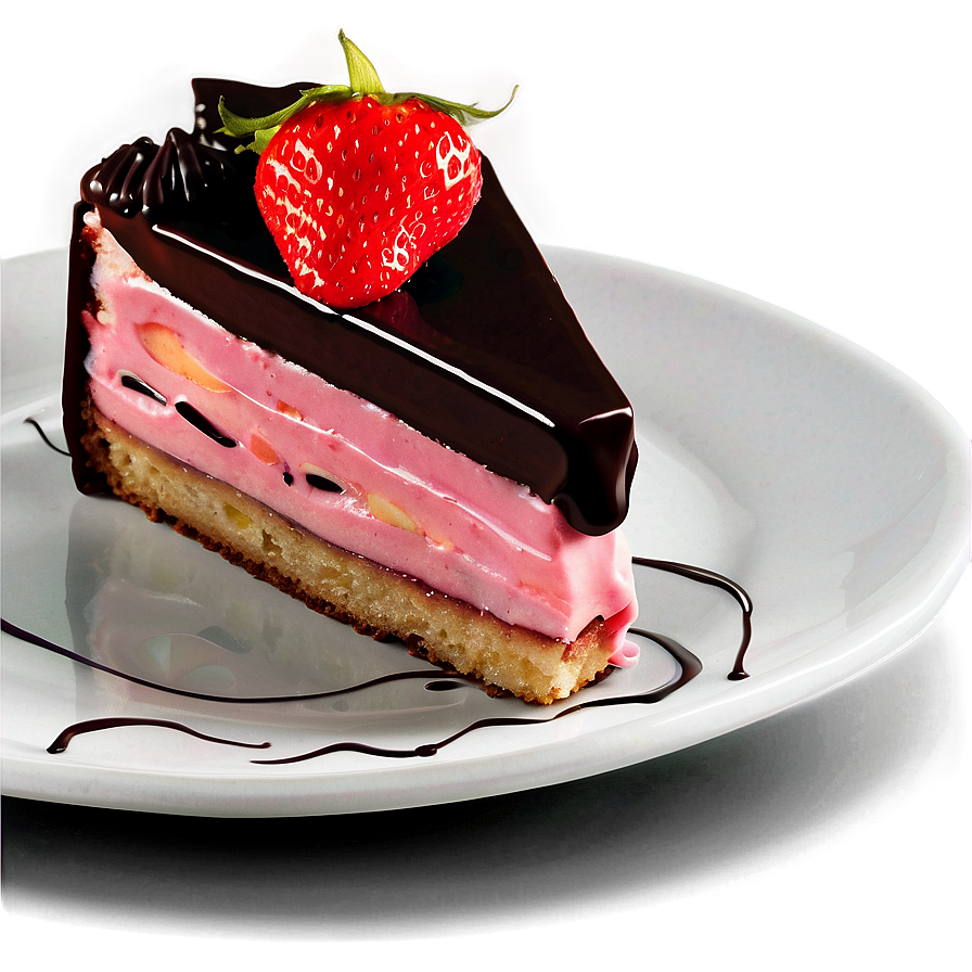 Strawberry Ganache Cake Png 49 PNG