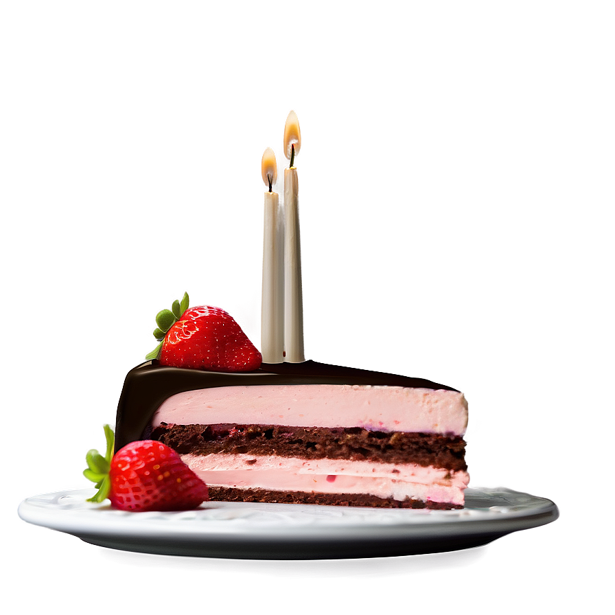 Strawberry Ganache Cake Png Nwe PNG