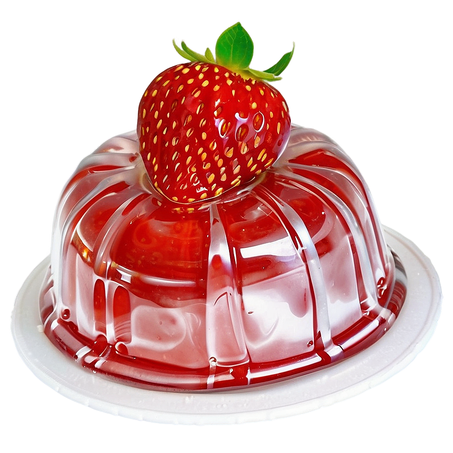 Strawberry Jelly Cake Png 06212024 PNG