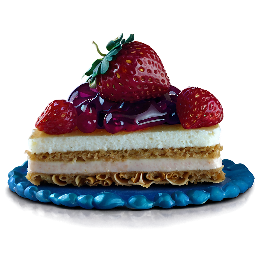 Strawberry Jelly Cake Png 5 PNG