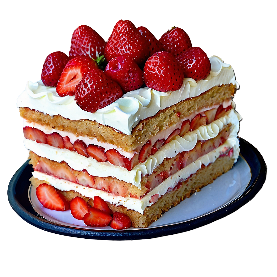 Strawberry Layer Cake Png 58 PNG