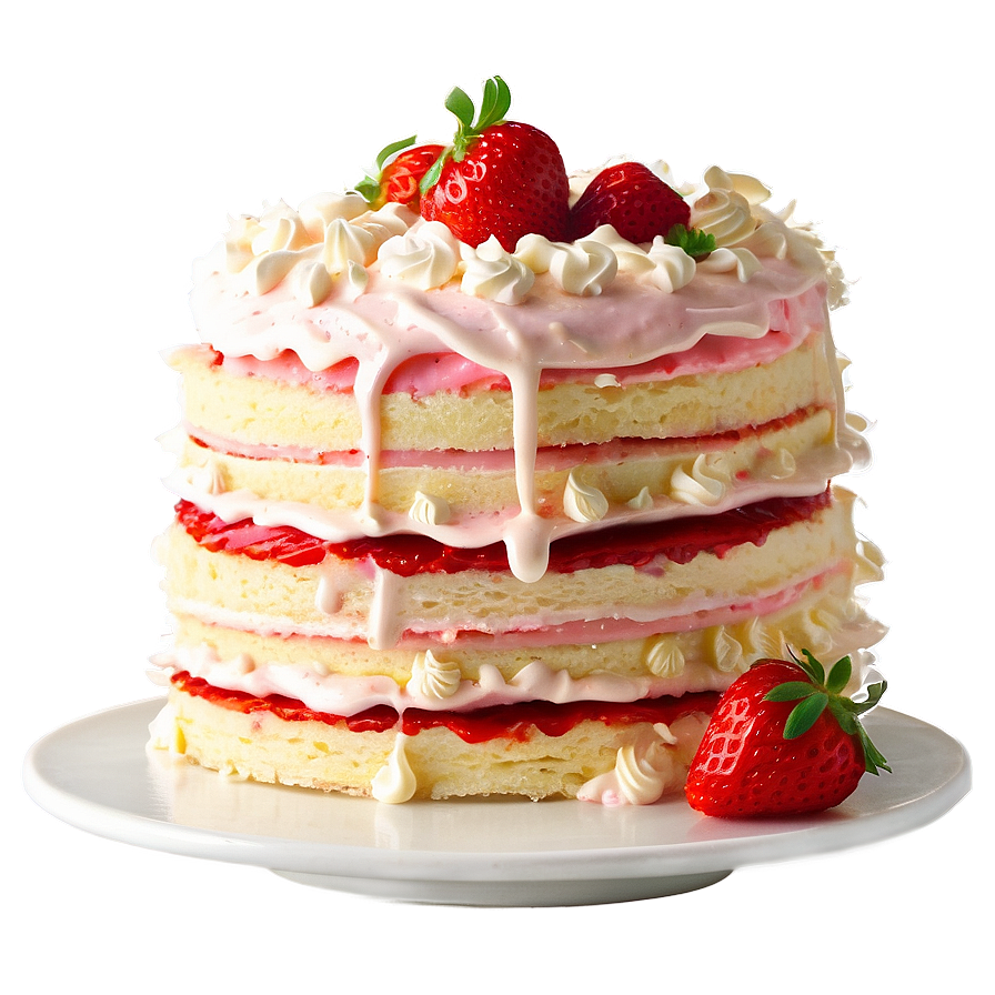 Strawberry Layer Cake Png Aoa PNG