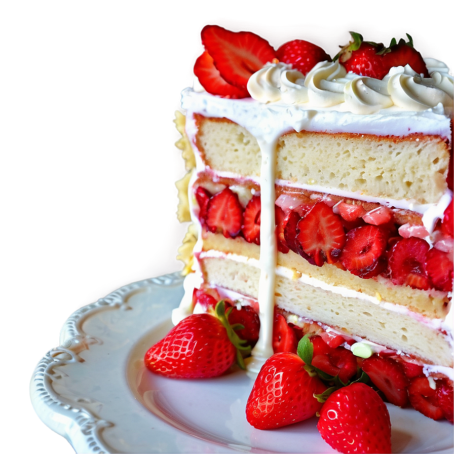 Strawberry Layer Cake Png Bwx73 PNG