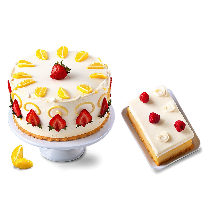 Strawberry Lemon Cake Png 48 PNG