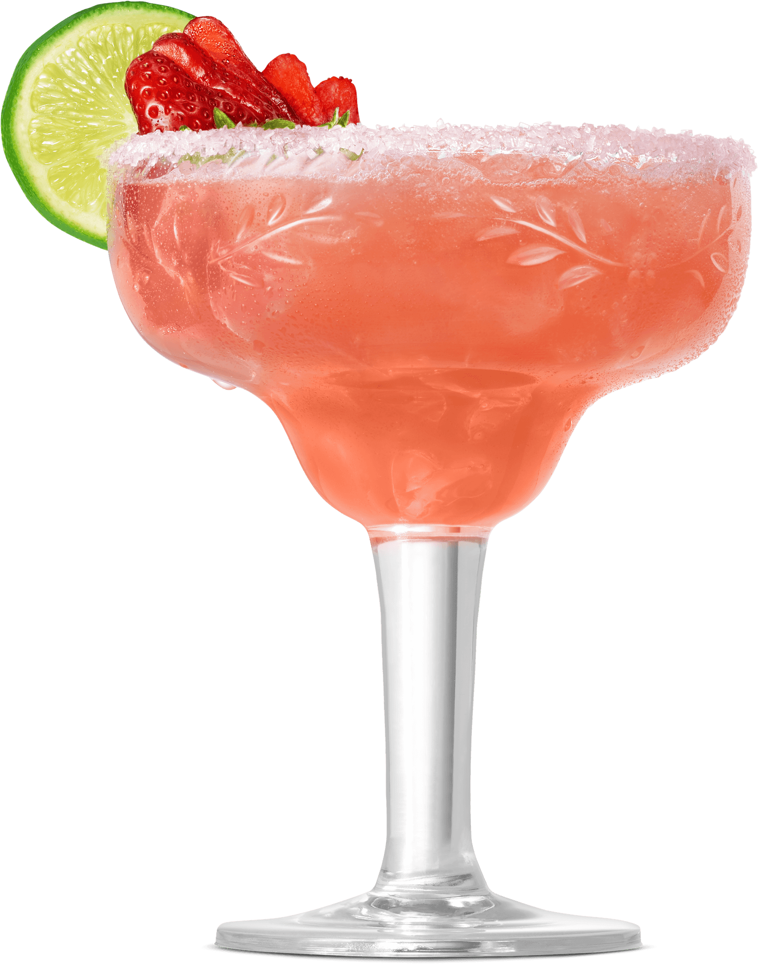 Strawberry Margarita Cocktail PNG