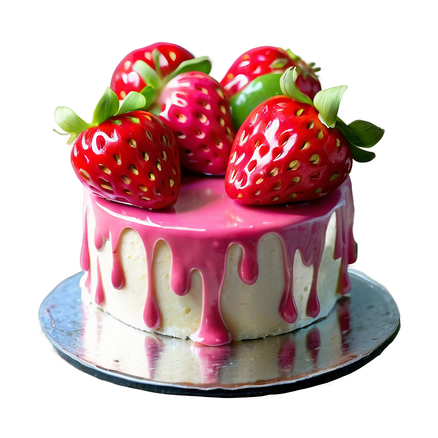 Strawberry Mirror Cake Png 68 PNG