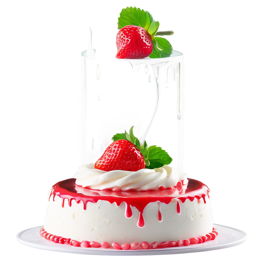 Strawberry Mirror Cake Png Eqb49 PNG