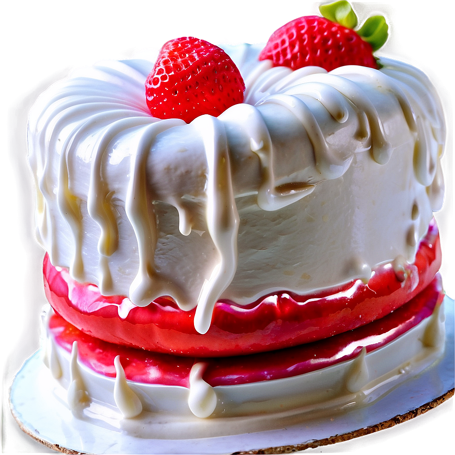 Strawberry Mirror Cake Png Lpq35 PNG