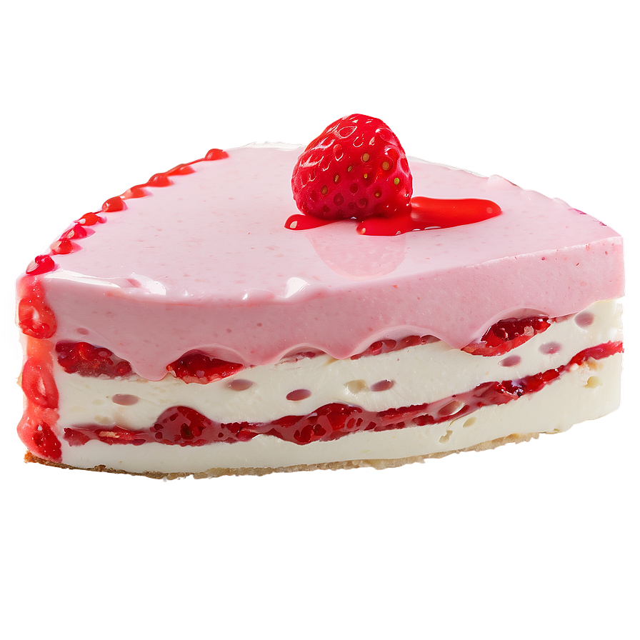 Strawberry Mousse Cake Png Fmh PNG