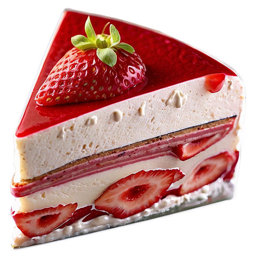 Strawberry Mousse Cake Png Lvh9 PNG