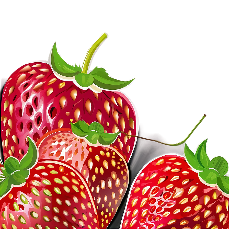 Strawberry Outline Png Fhg PNG