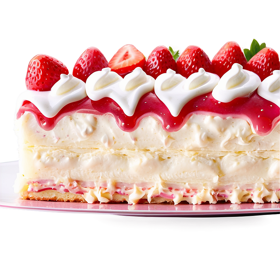 Strawberry Sheet Cake Png 5 PNG