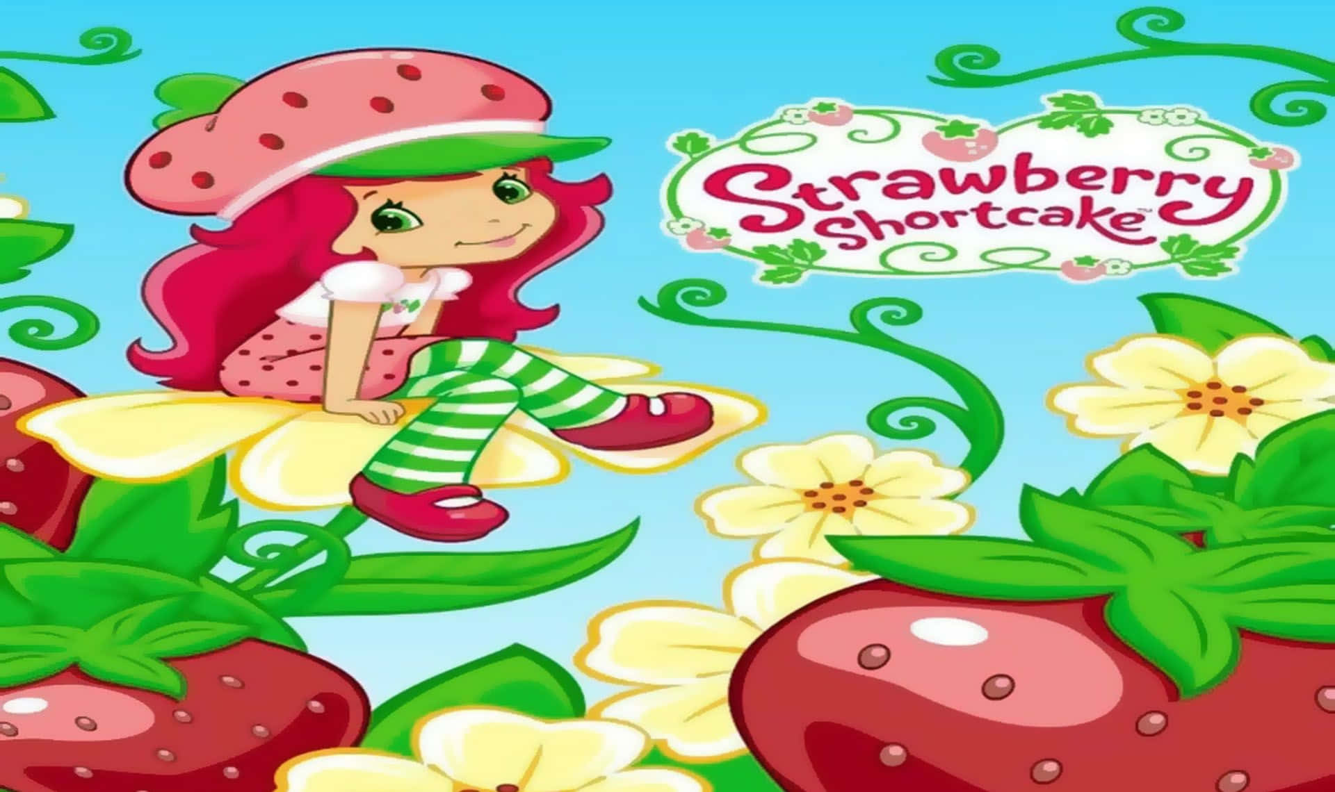 Pósterde La Caricatura De Strawberry Shortcake 2009 Fondo de pantalla