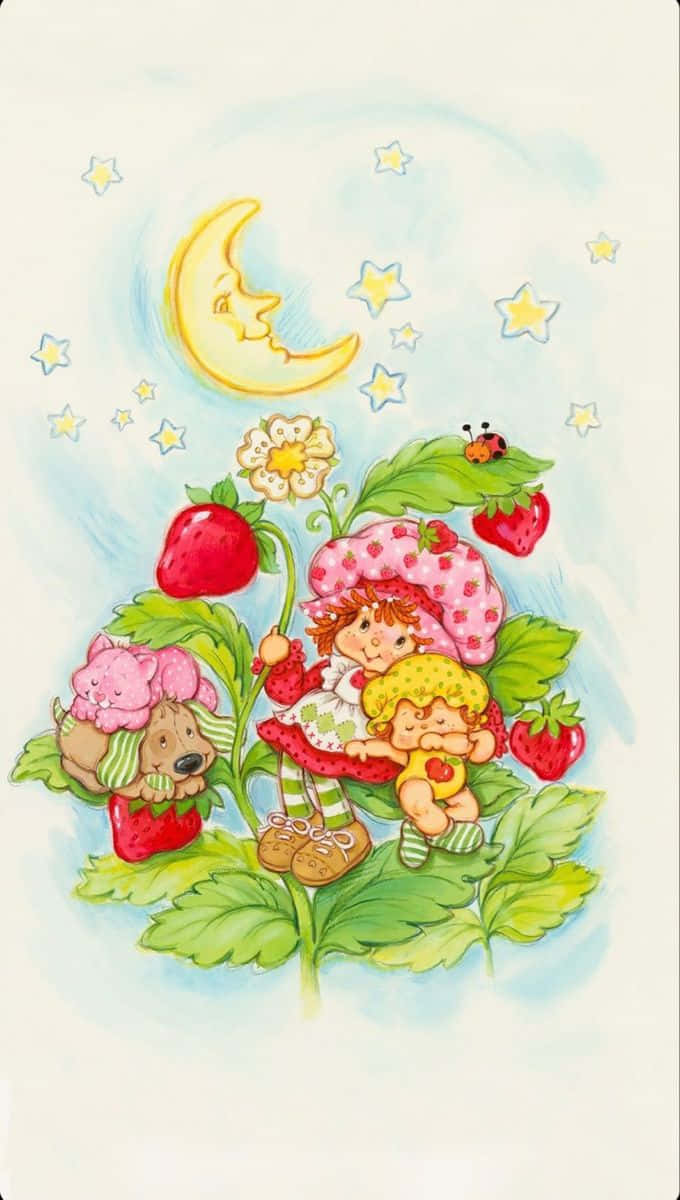 Strawberry Shortcake Moonlit Dream Wallpaper