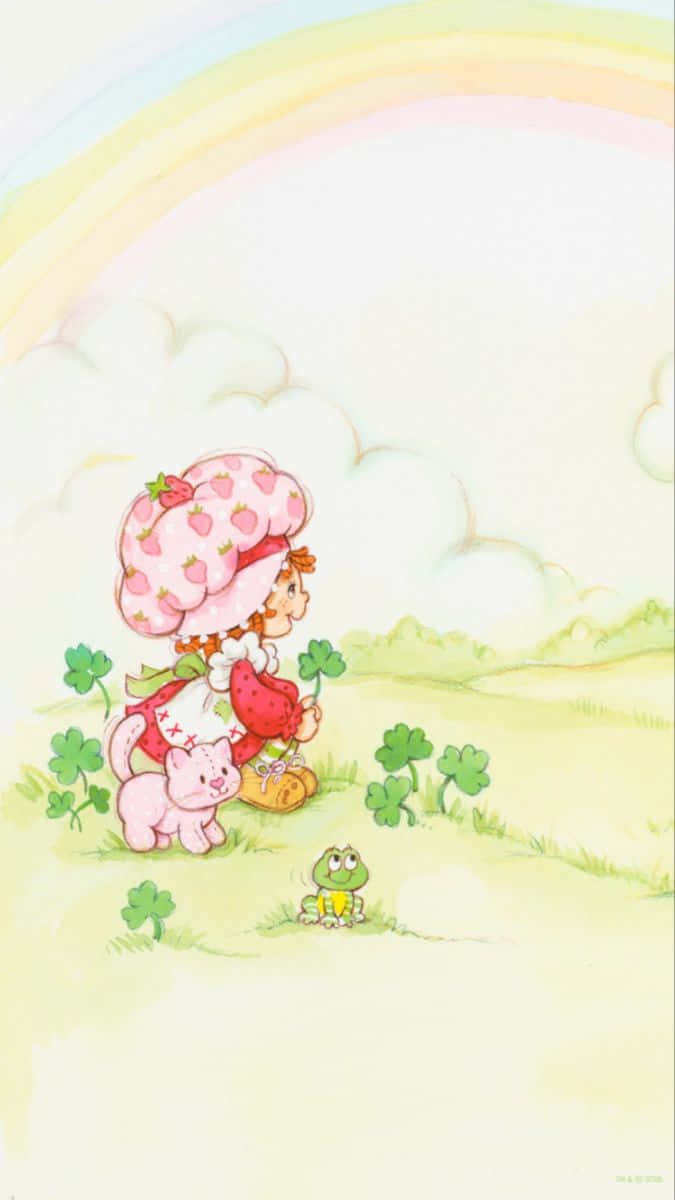 Strawberry Shortcake Rainbow Stroll Wallpaper