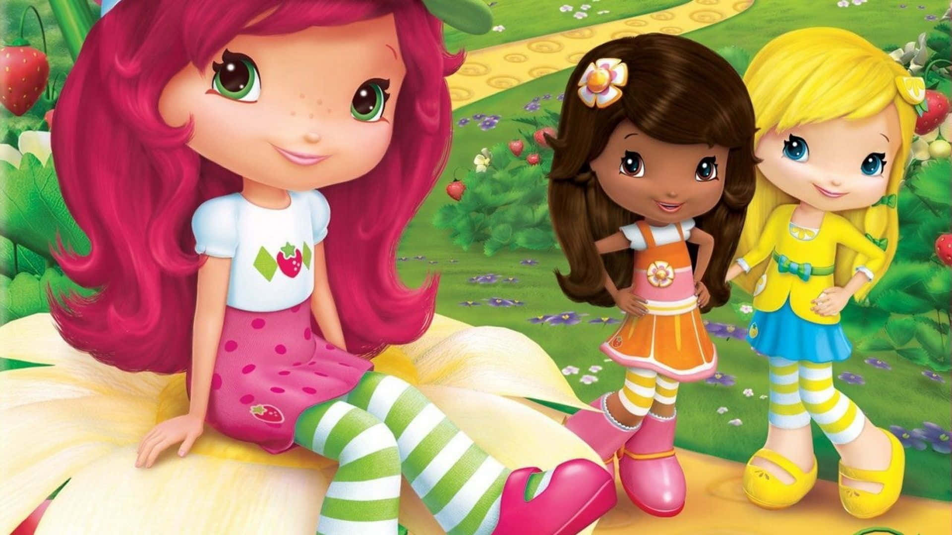 Strawberry Shortcakeand Friends Wallpaper