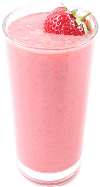 Strawberry Smoothie Delight PNG