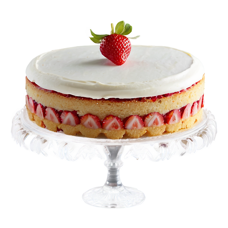 Strawberry Sponge Cake Png Dxw PNG