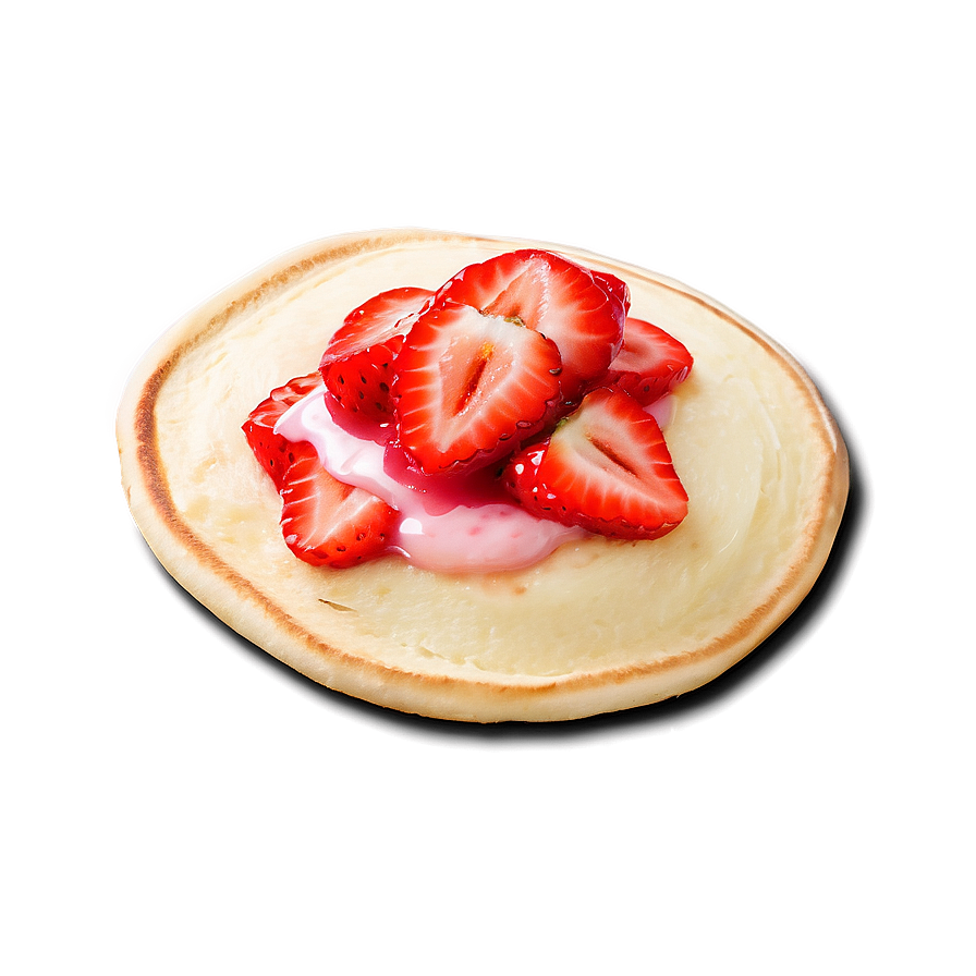 Strawberry Topped Pancake Png 40 PNG