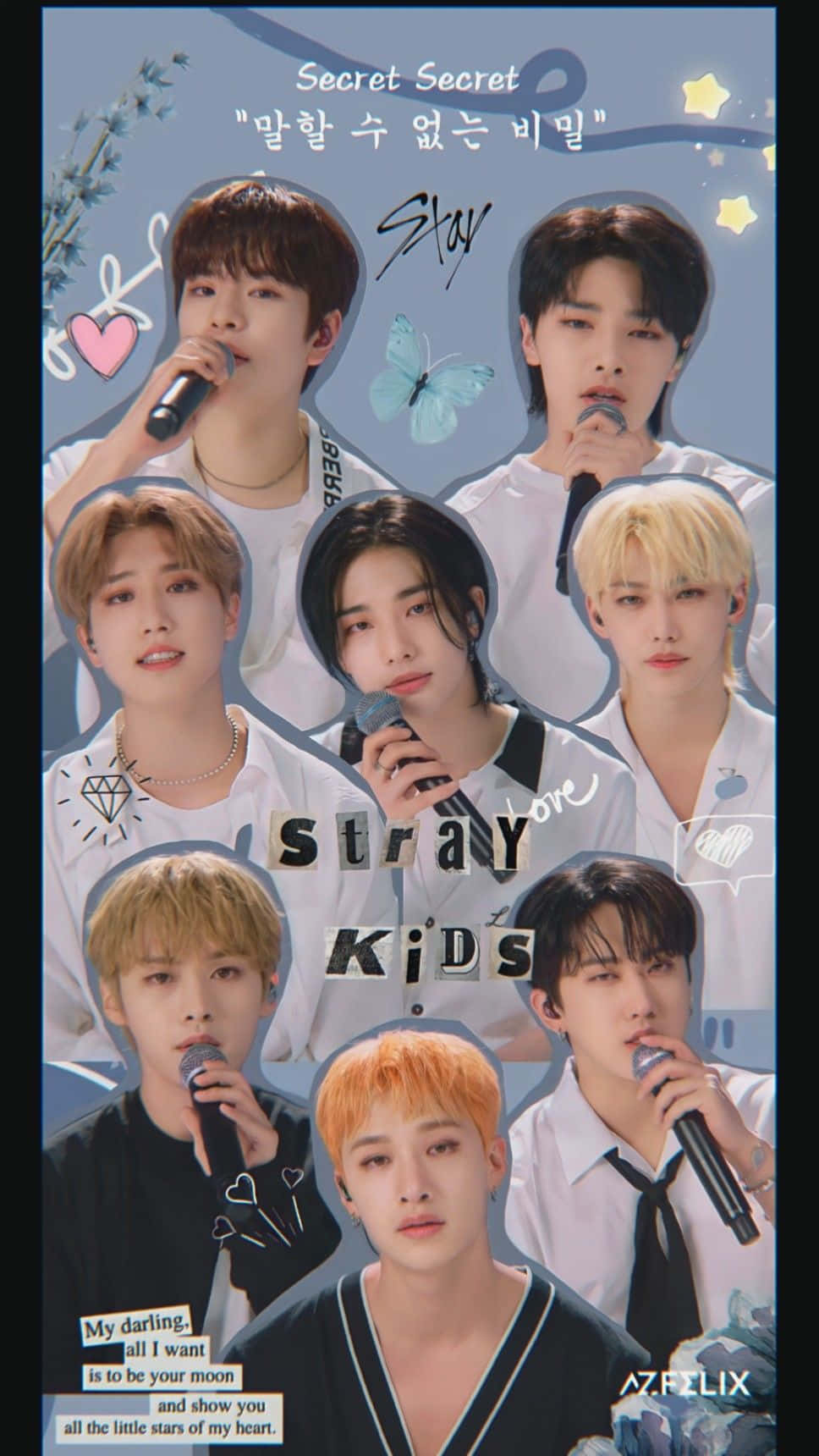 Stray Kids Aesthetic Collage Wallpaper