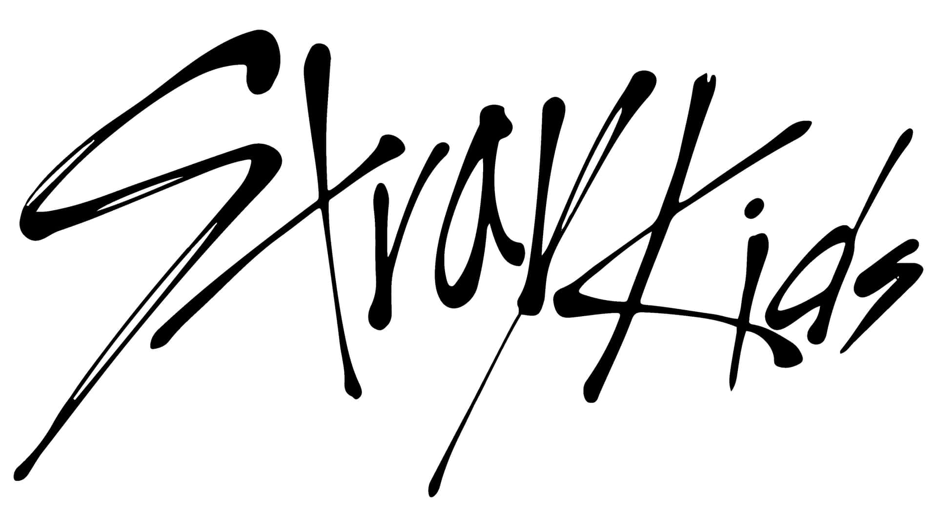 Stray_ Kids_ Band_ Logo Wallpaper