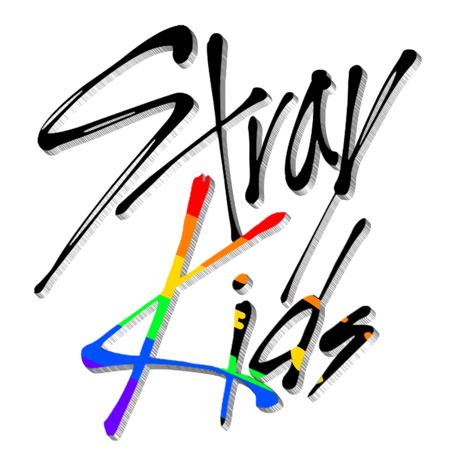 Stray_ Kids_ Logo_ Artistic_ Design Wallpaper