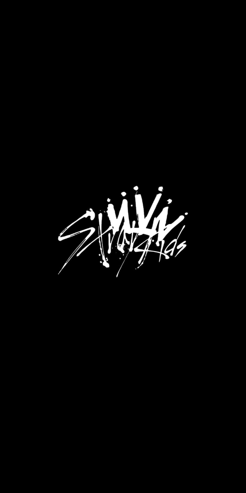 Stray Kids Logo Black Background Wallpaper