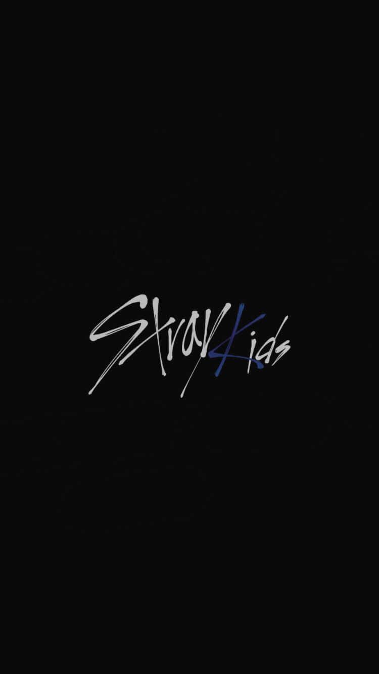 Stray Kids Logo Black Background Wallpaper